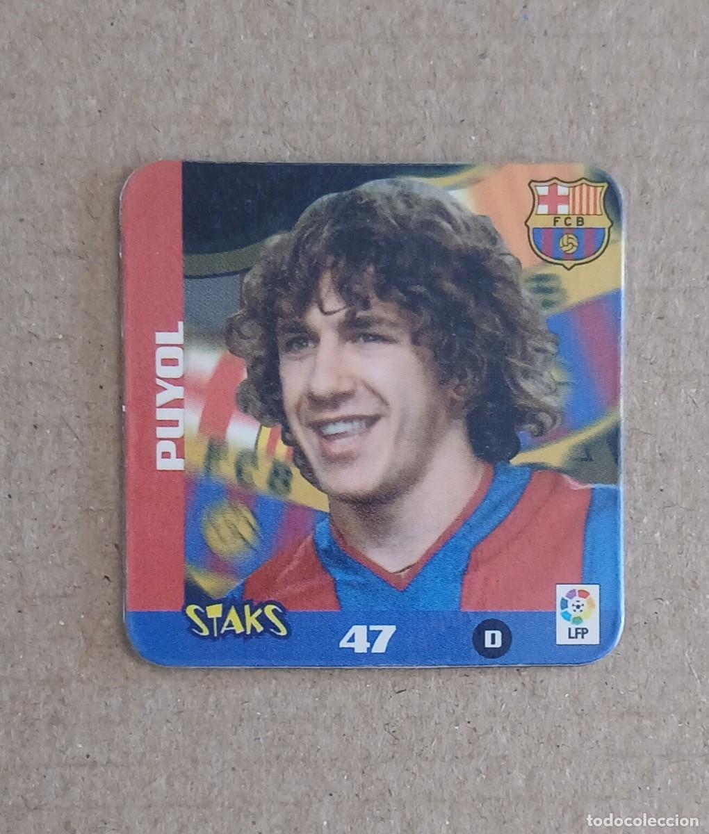 Cromos de f&uacute;tbol: STAK n&ordm; 47 PUYOL BARCELONA STAKS LIGA 2003-2004 DE PANINI.