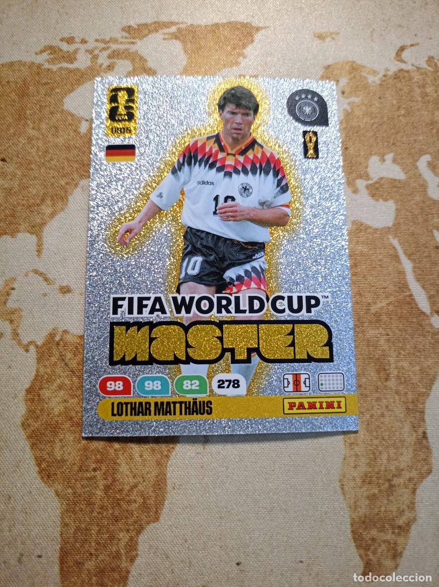 Cromos de f&uacute;tbol: DB15 LOTHAR MATTHAUS Master Adrenalyn WORLD cup 2026