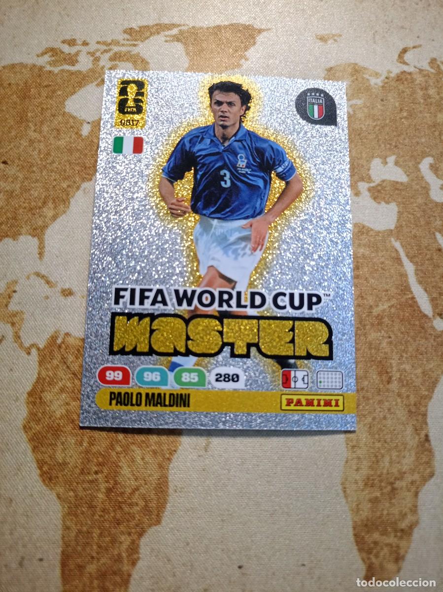 Cromos de f&uacute;tbol: DB17 PAOLO MALDINI Master Adrenalyn WORLD cup 2026