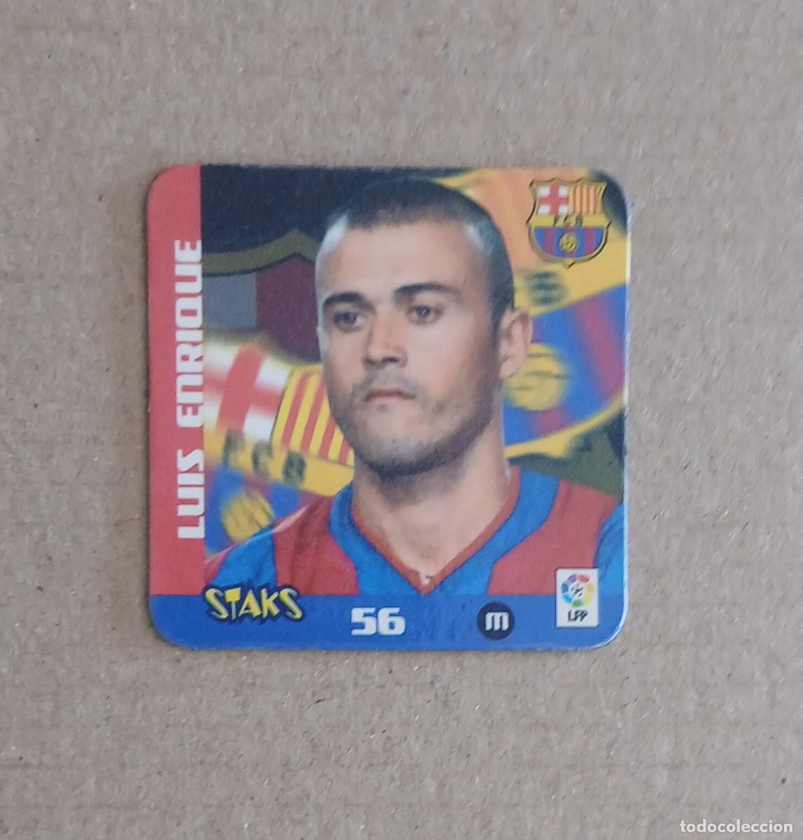 Fu&szlig;ball-Sticker: STAK n&ordm; 56 LUIS ENRIQUE BARCELONA STAKS LIGA 2003-2004 DE PANINI.