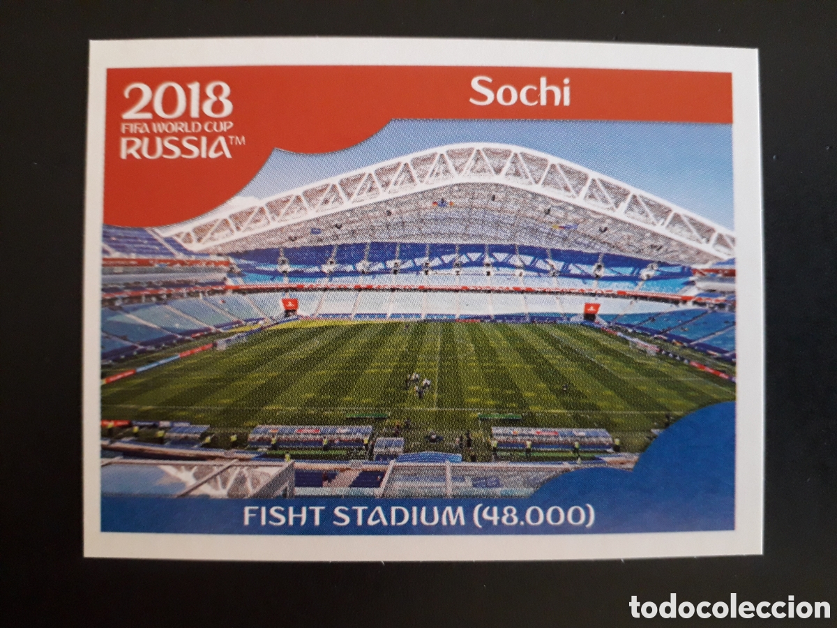 Fu&szlig;ball-Sticker: ESTADIO SOCHI N&deg; 18 MUNDIAL F&Uacute;TBOL RUSIA RUSSIA 2018 PANINI SIN PEGAR PEDIDO M&Iacute;NIMO 3&euro;