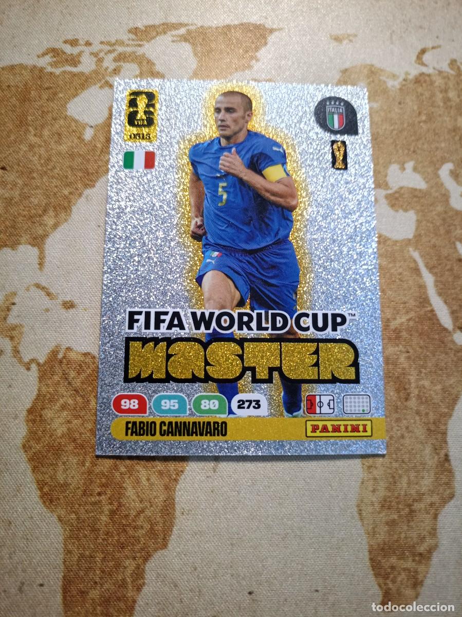 Fu&szlig;ball-Sticker: DB18 FABIO CANNAVARO Master Adrenalyn WORLD cup 2026
