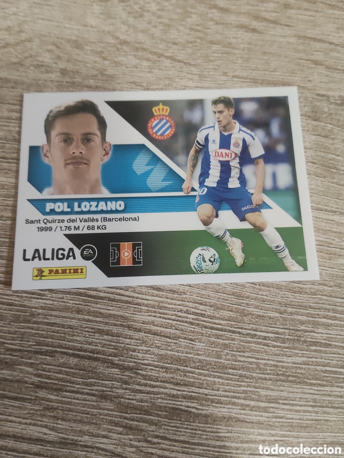 Fu&szlig;ball-Sticker: Pol Lozano Espanyol liga 2026 2027 26 27 ediciones este