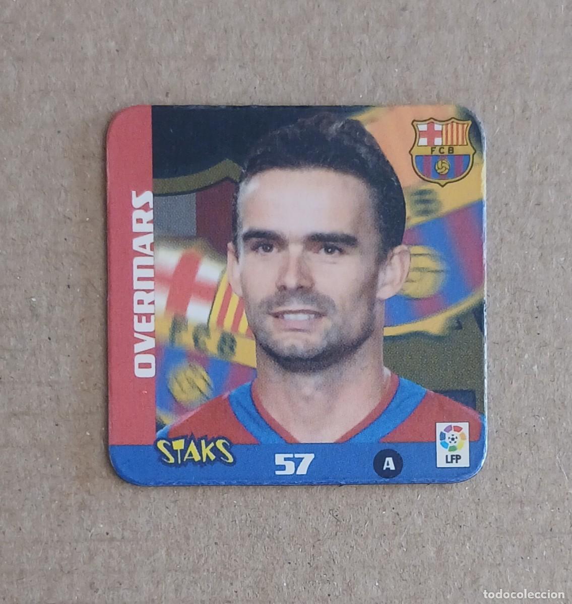 Fu&szlig;ball-Sticker: STAK n&ordm; 57 OVERMARS BARCELONA STAKS LIGA 2003-2004 DE PANINI.