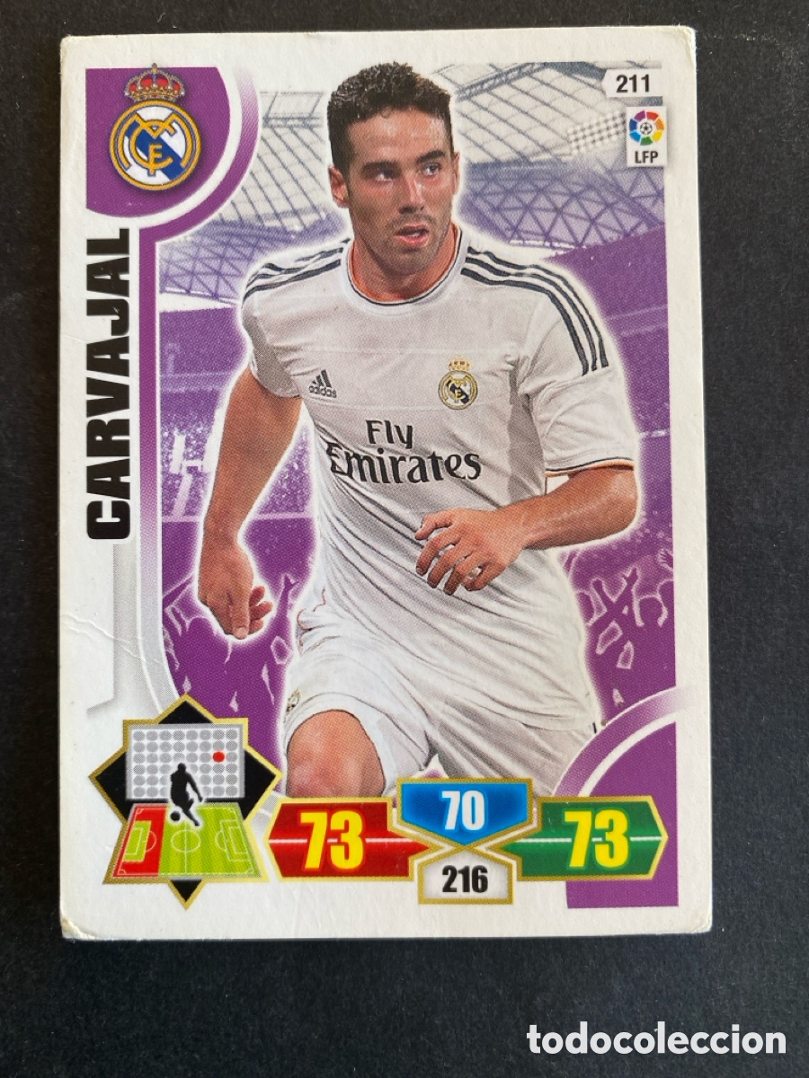 Fu&szlig;ball-Sticker: Cromo Adrenalyn 13/14 R Madrid N* 211