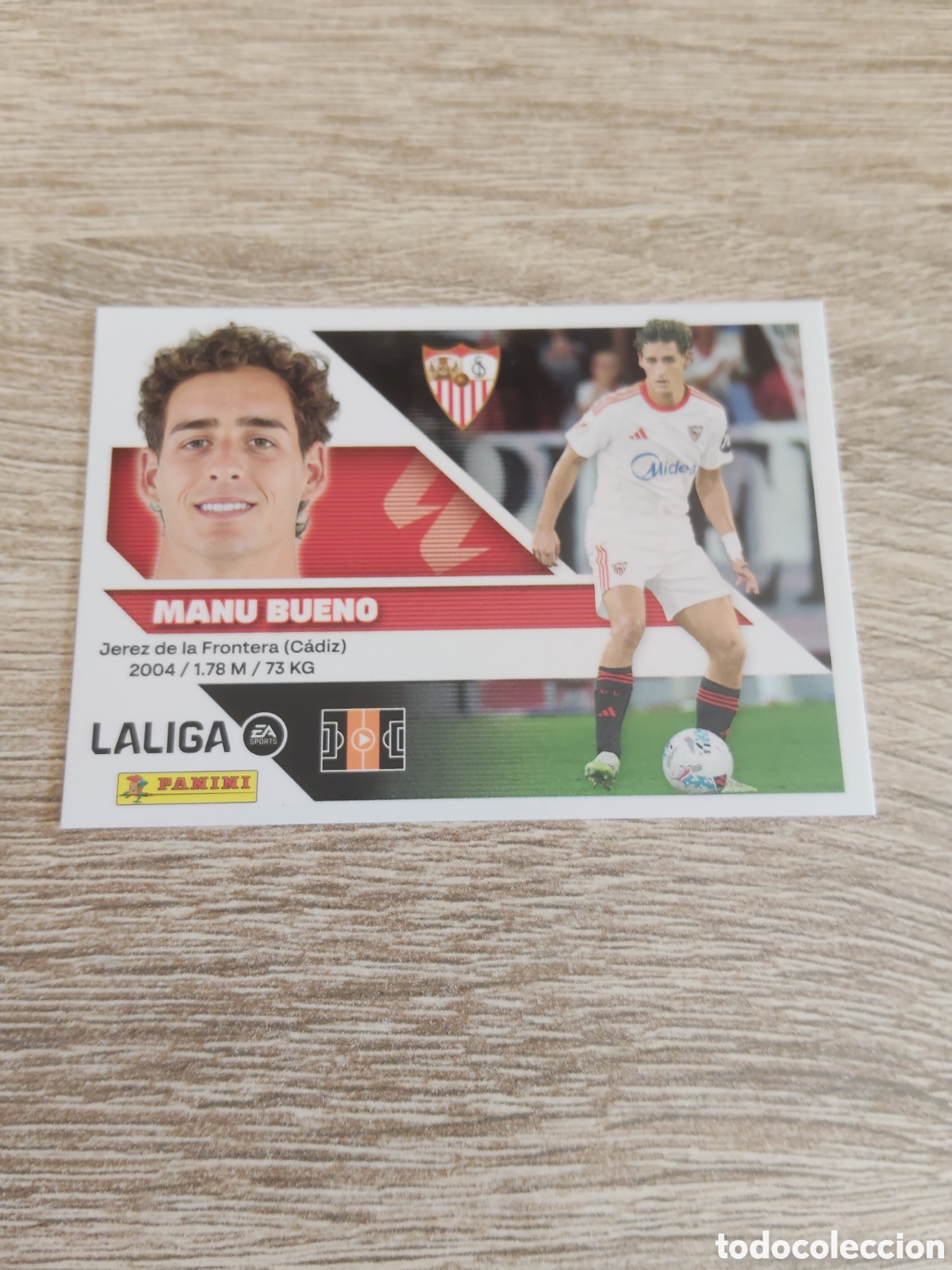 Cromos de f&uacute;tbol: Manu Bueno Sevilla liga 2026 2027 26 27 ediciones este