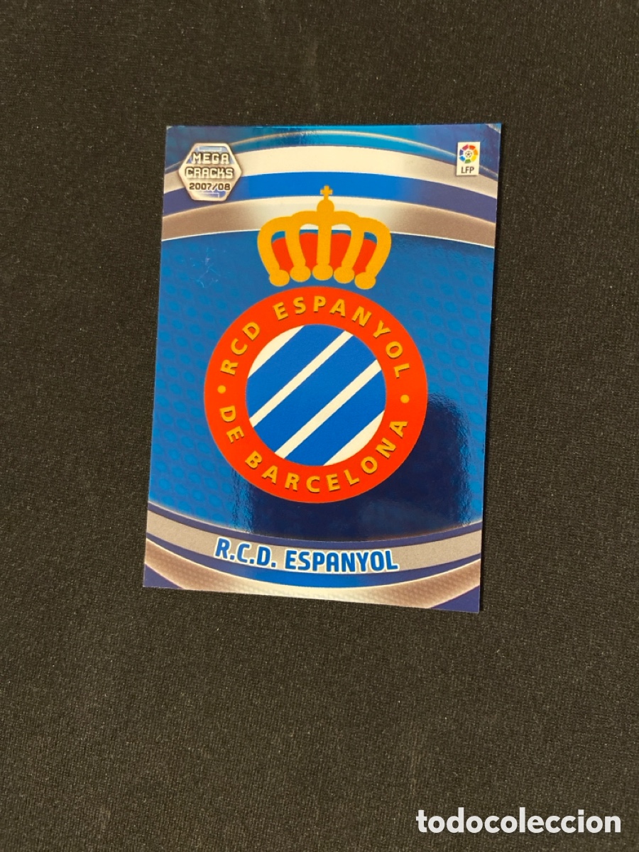 Cromos de f&uacute;tbol: ESCUDO 109 (ESPANYOL) PANINI MEGACRACKS 2007-2008 07 08 CROMO CARTA M-3