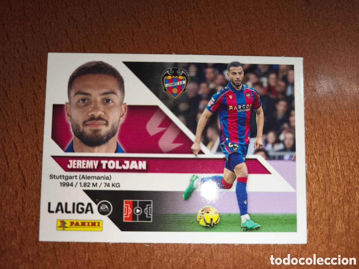 Cromos de f&uacute;tbol: Toljan n&deg;5 liga este 26/27 Levante