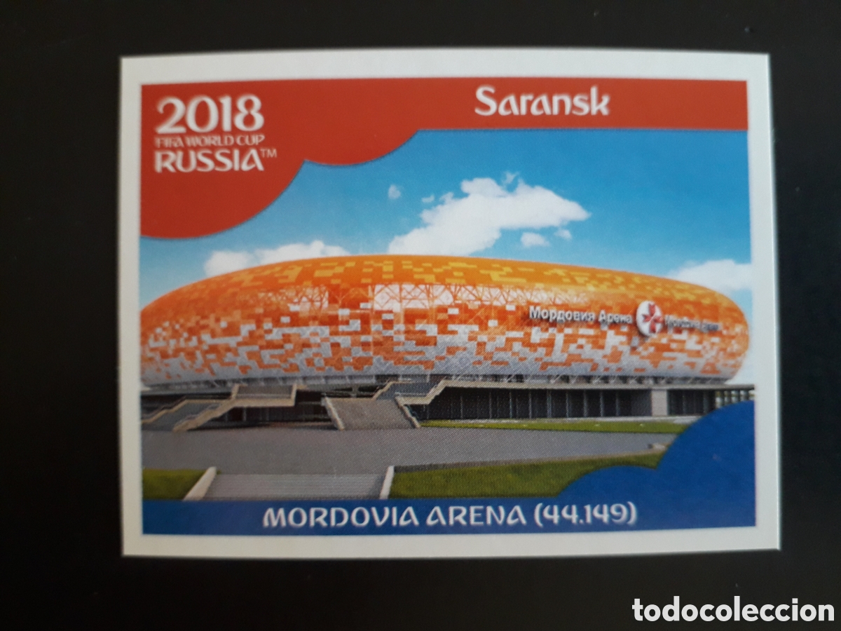 Cromos de f&uacute;tbol: ESTADIO MORDOVIA ARENA N&deg; 17 MUNDIAL F&Uacute;TBOL RUSIA RUSSIA 2018 PANINI SIN PEGAR PEDIDO M&Iacute;NIMO 3&euro;