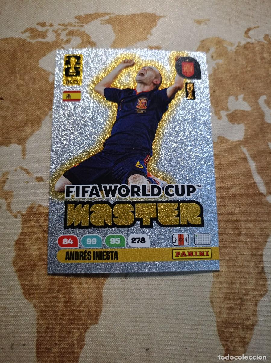 Cromos de f&uacute;tbol: DB21 ANDR&Eacute;S INIESTA Master Adrenalyn WORLD cup 2026
