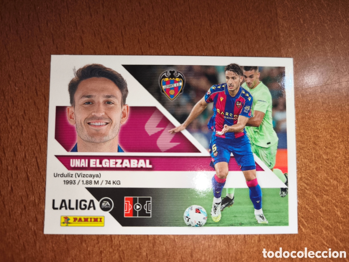 Cromos de f&uacute;tbol: Elgezabal n&deg;6 liga este 26/27 Levante