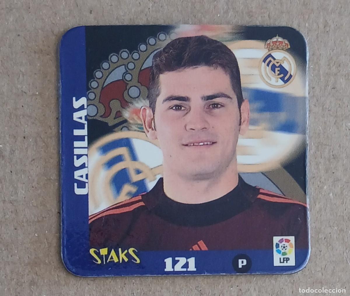Cromos de f&uacute;tbol: STAK n&ordm; 121 CASILLAS REAL MADRID STAKS LIGA 2003-2004 DE PANINI.