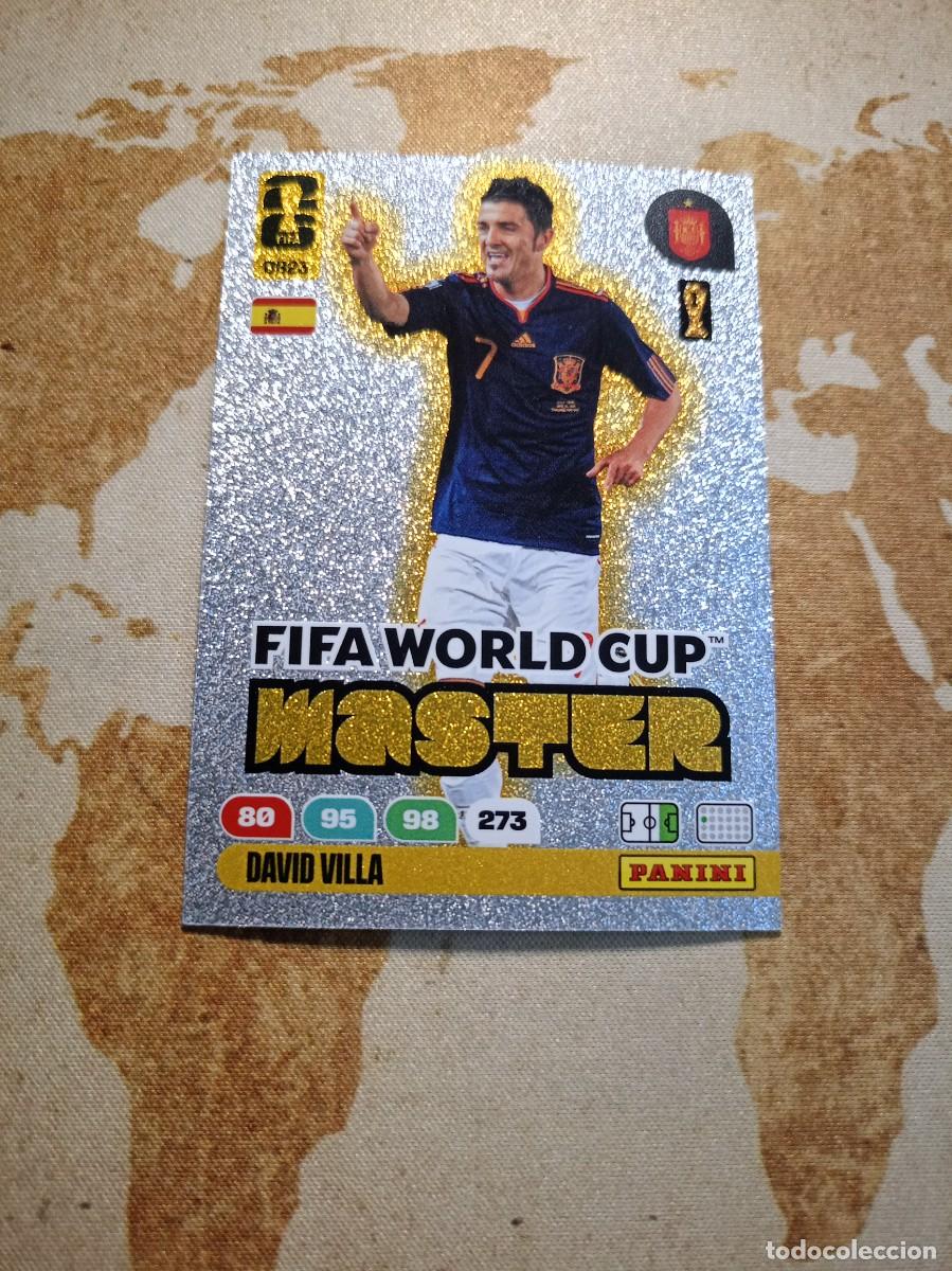 Cromos de f&uacute;tbol: DB23 DAVID VILLA Master Adrenalyn WORLD cup 2026