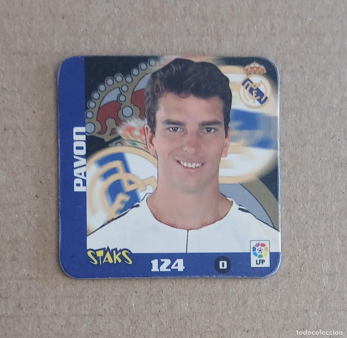 Cromos de f&uacute;tbol: STAK n&ordm; 124 PAV&Oacute;N REAL MADRID STAKS LIGA 2003-2004 DE PANINI.