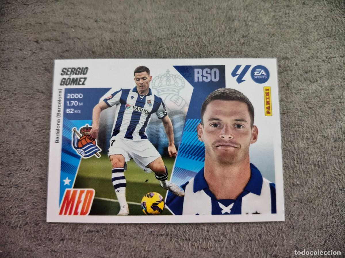 Cromos de f&uacute;tbol: Cromo 13 SERGIO G&Oacute;MEZ REAL SOCIEDAD. Colecci&oacute;n LALIGA F&uacute;tbol 2025-2026 PANINI Nuevo