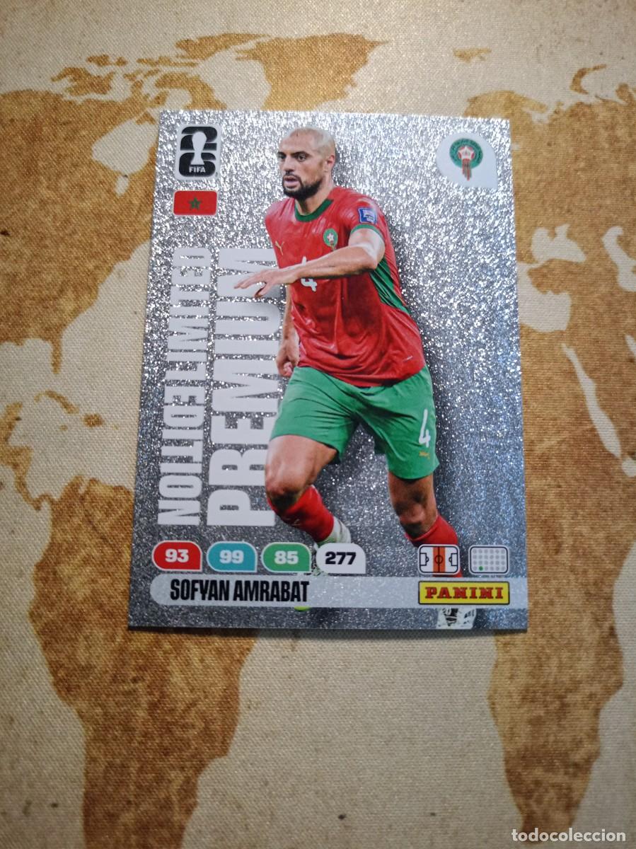 Cromos de f&uacute;tbol: Limited Edition Premium SOYFAN AMRABAT Adrenalyn WORLD cup 2026