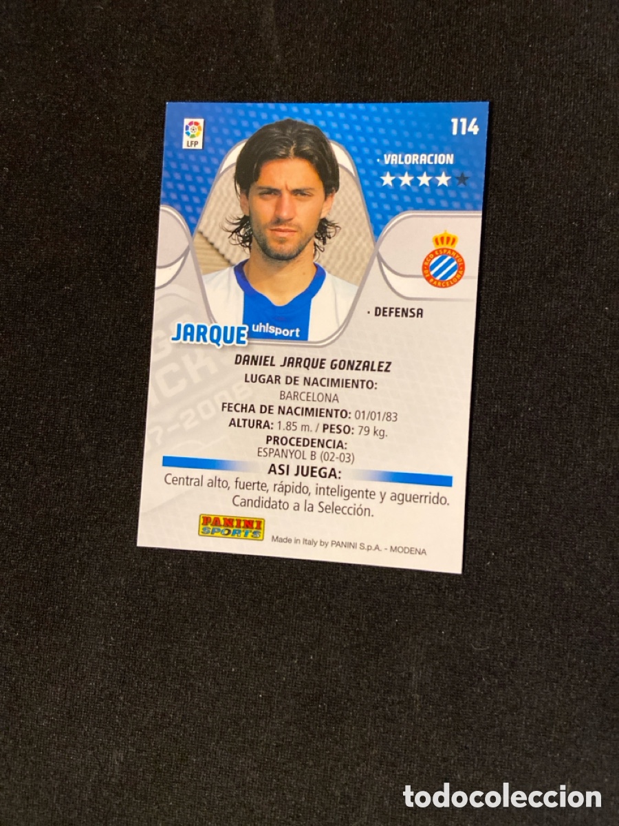 Cromos de f&uacute;tbol: JARQUE 114 (ESPANYOL) MEGA - Foto 2