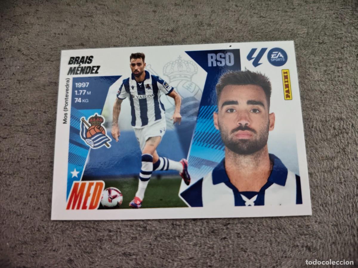Cromos de f&uacute;tbol: Cromo 14A BRAIS M&Eacute;NDEZ REAL SOCIEDAD. Colecci&oacute;n LALIGA F&uacute;tbol 2025-2026 PANINI Nuevo