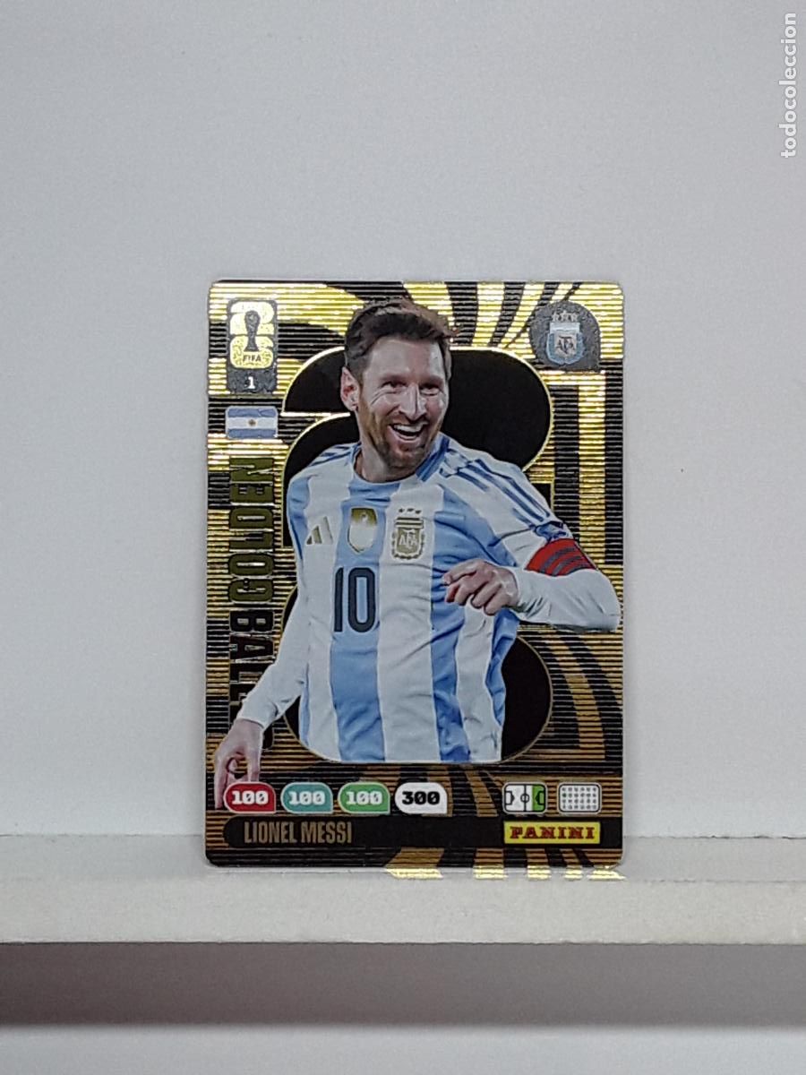 Cromos de f&uacute;tbol: ADRENALYN MUNDIAL 2026 WORLD CUP 26 ALBUM PANINI N 1 ARGENTINA GOLDEN BALLER LIONEL MESSI
