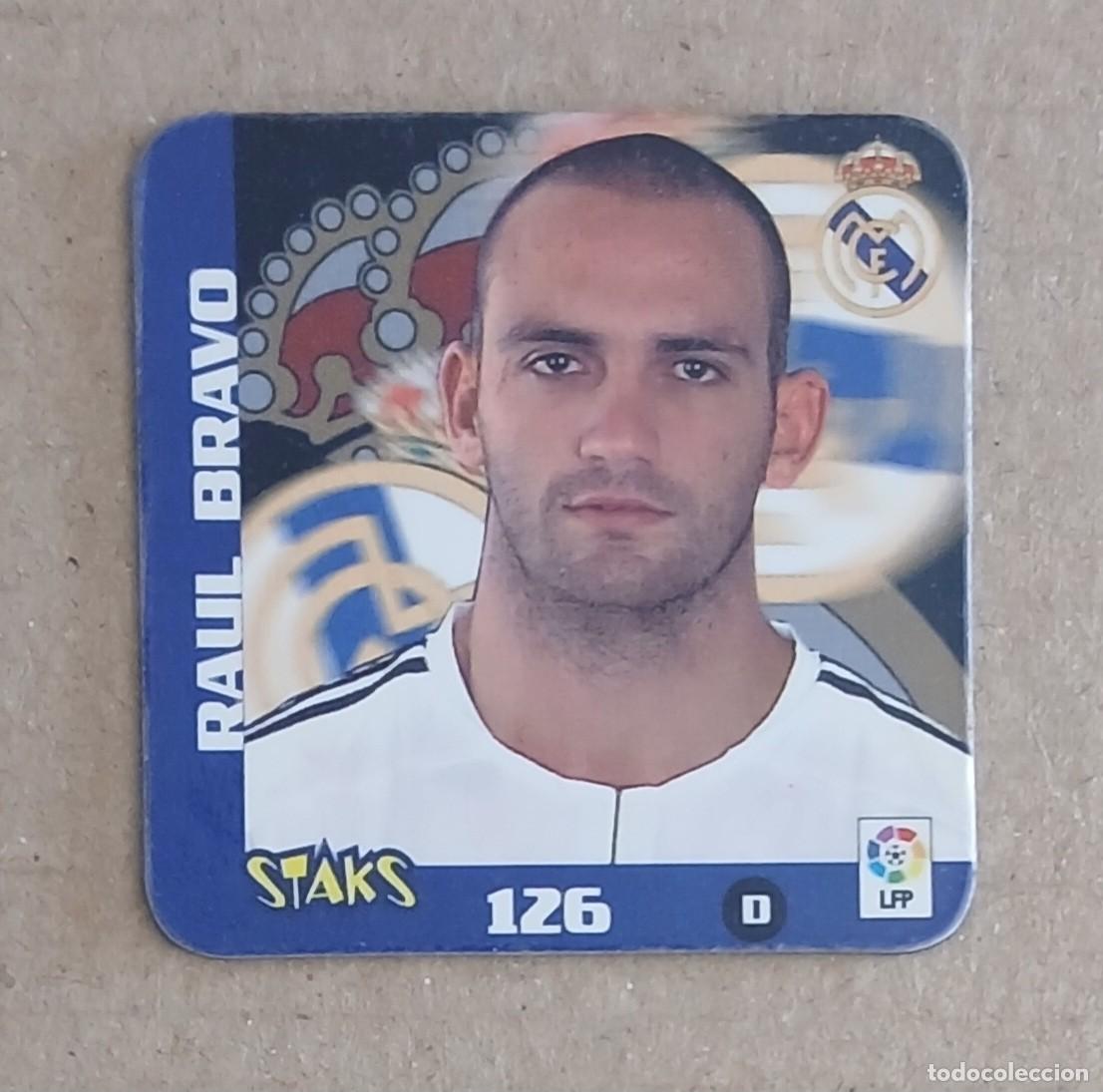 Cromos de f&uacute;tbol: STAK n&ordm; 126 RA&Uacute;L BRAVO REAL MADRID STAKS LIGA 2003-2004 DE PANINI.
