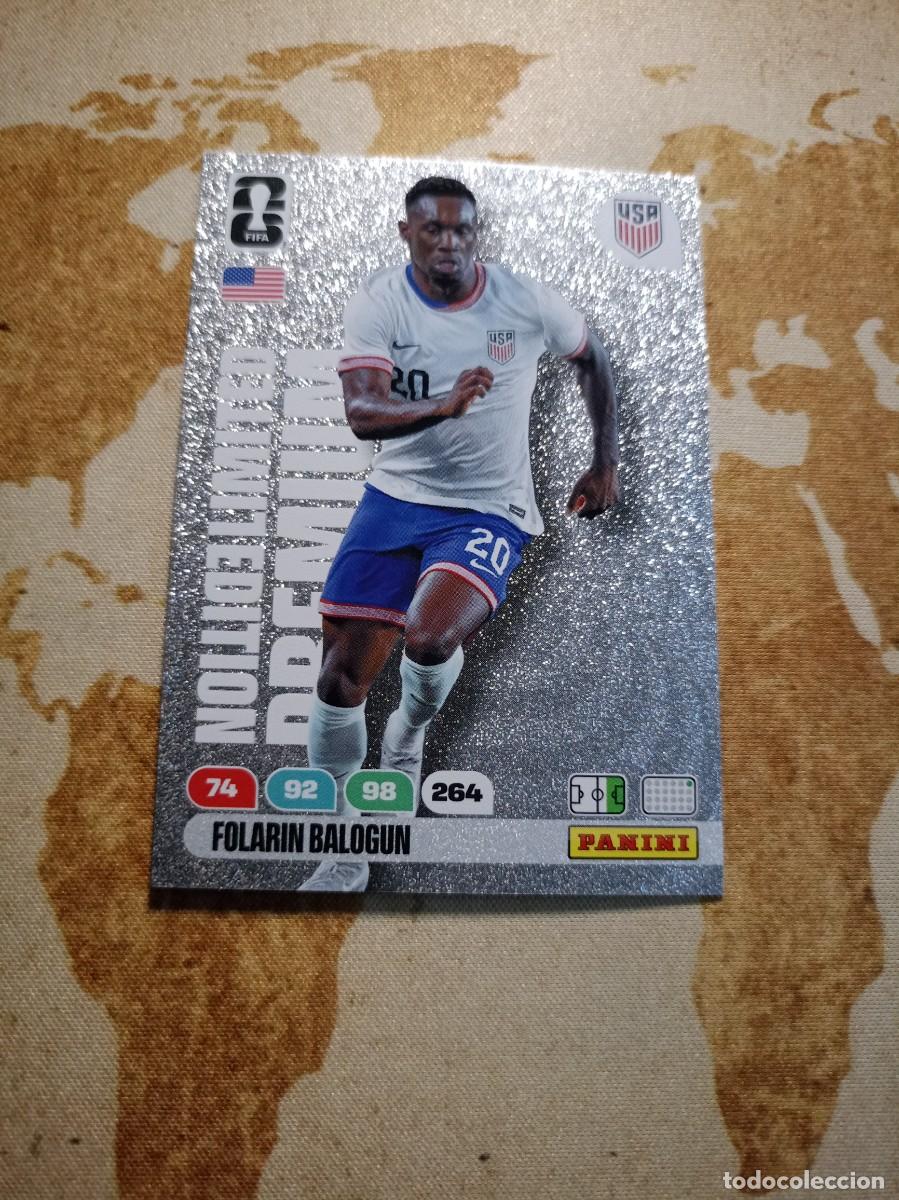 Cromos de f&uacute;tbol: Limited Edition Premium FALORIN BALOGUN Adrenalyn WORLD cup 2026