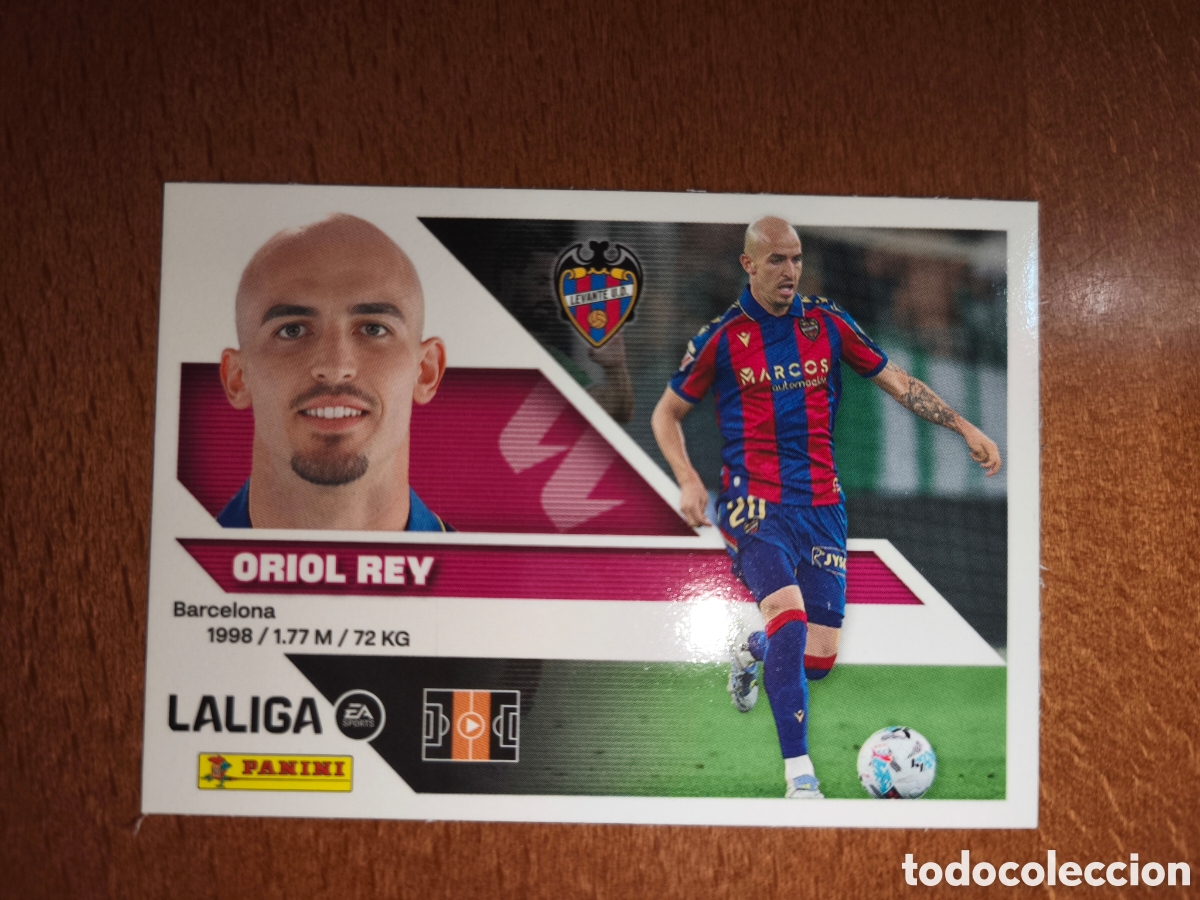 Cromos de f&uacute;tbol: Oriol Rey n&deg;11 liga este 26/27 Levante