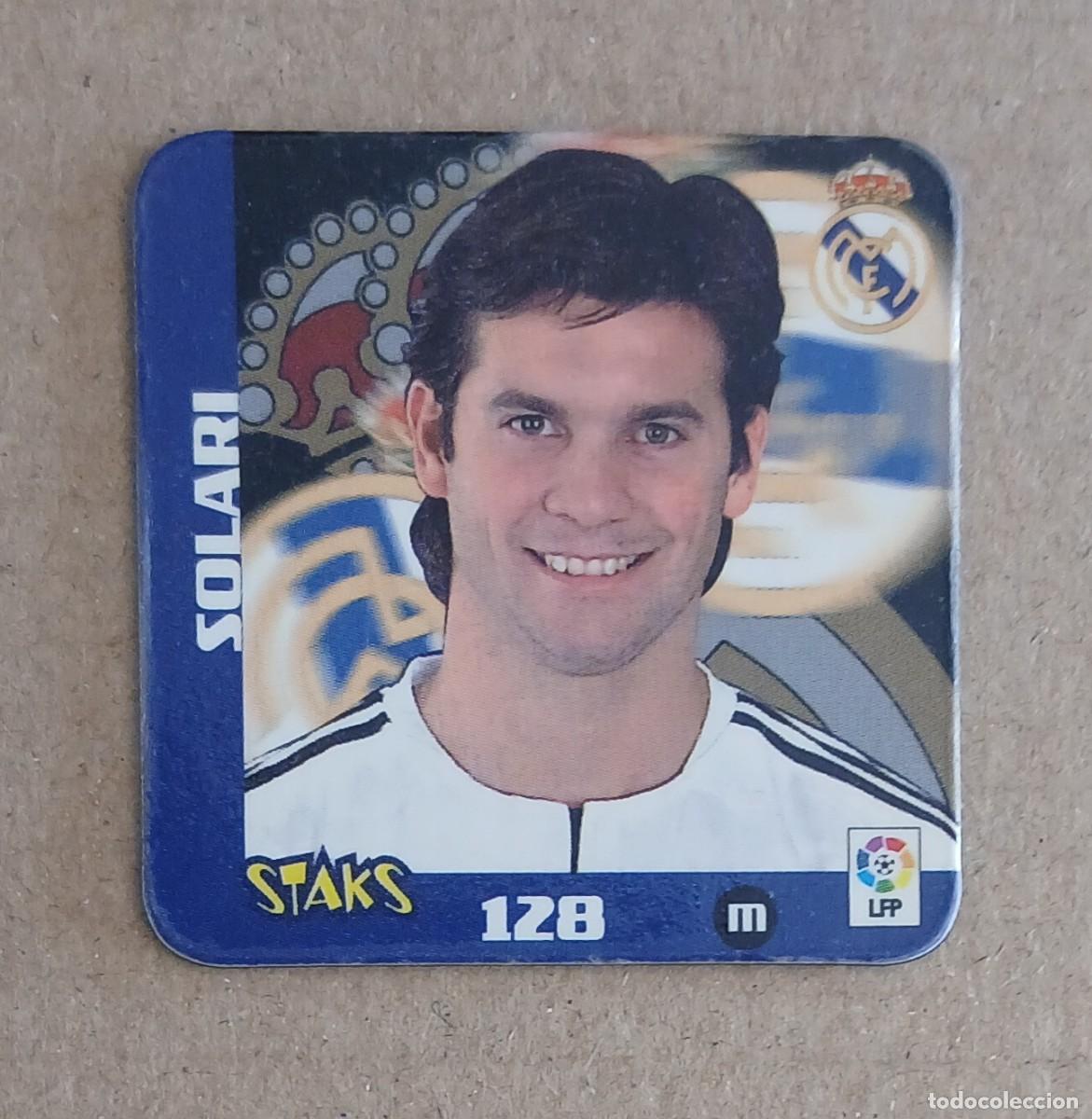 Cromos de f&uacute;tbol: STAK n&ordm; 128 SOLARI REAL MADRID STAKS LIGA 2003-2004 DE PANINI.