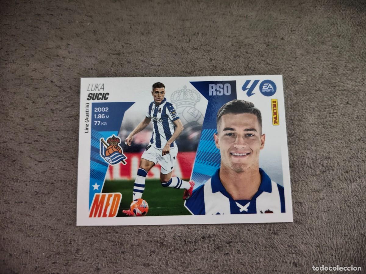 Cromos de f&uacute;tbol: Cromo 15 LUKA SUCIC REAL SOCIEDAD. Colecci&oacute;n LALIGA F&uacute;tbol 2025-2026 PANINI Nuevo