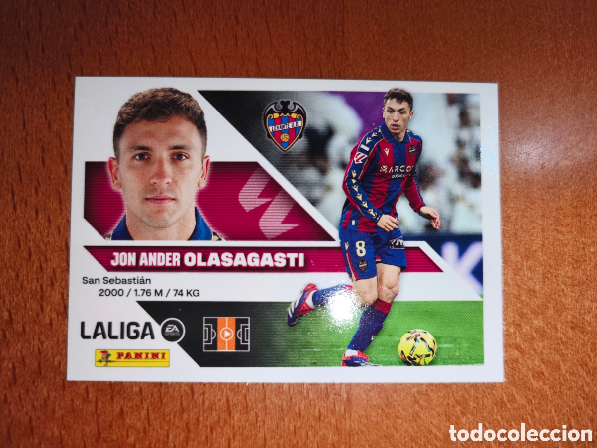 Cromos de f&uacute;tbol: Olasagasti n&deg;12 liga este 26/27 Levante