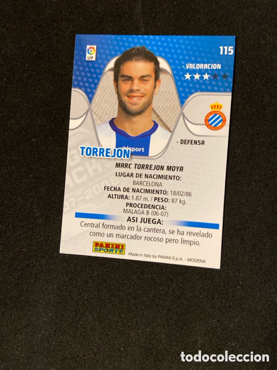 Cromos de f&uacute;tbol: TORREJ&Oacute;N 115 (ESPANYOL) MEGA - Foto 2