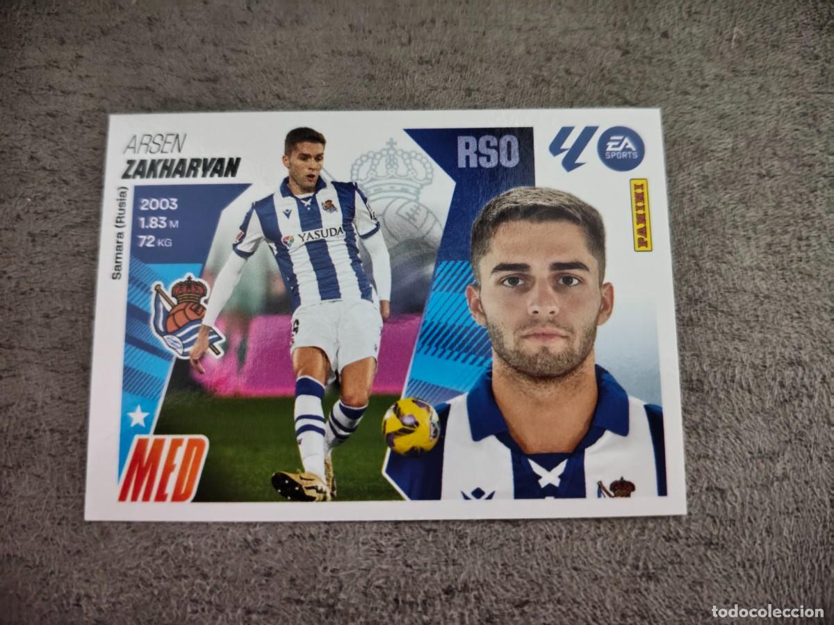 Cromos de f&uacute;tbol: Cromo 15 BIS ARSEN ZAKHARYAN REAL SOCIEDAD. Colecci&oacute;n LALIGA F&uacute;tbol 2025-2026 PANINI Nuevo