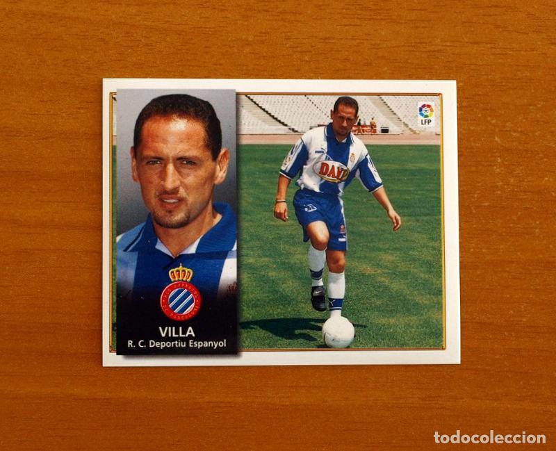 Cromos de f&uacute;tbol: R.C.D. Espa&ntilde;ol-Espanyol - Villa - Ediciones Este Liga 1998-1999, 98-99 - Nunca Pegado