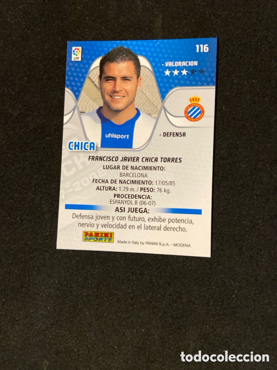Cromos de f&uacute;tbol: CHICA 116 (ESPANYOL) MEGA - Foto 2