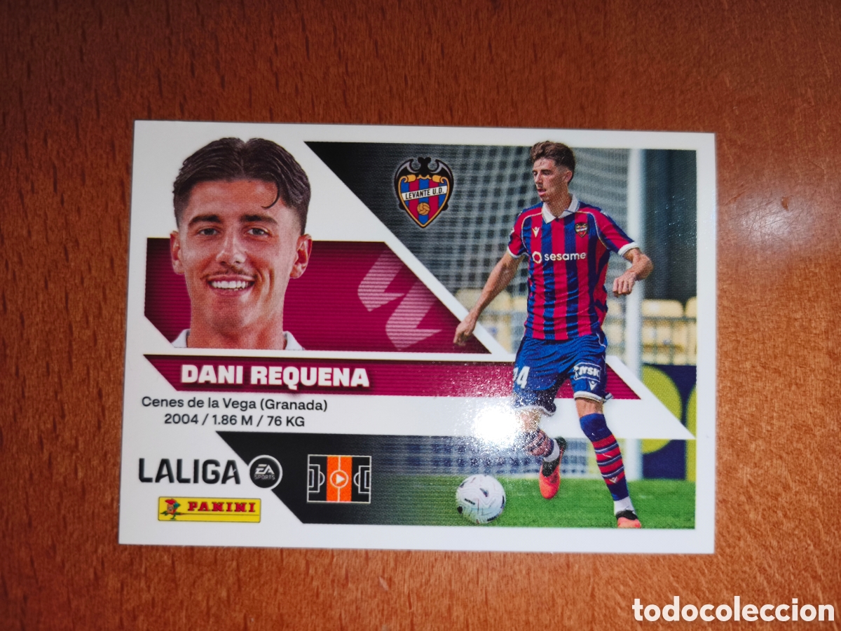 Cromos de f&uacute;tbol: Dani Requena n&deg;13 liga este 26/27 Levante
