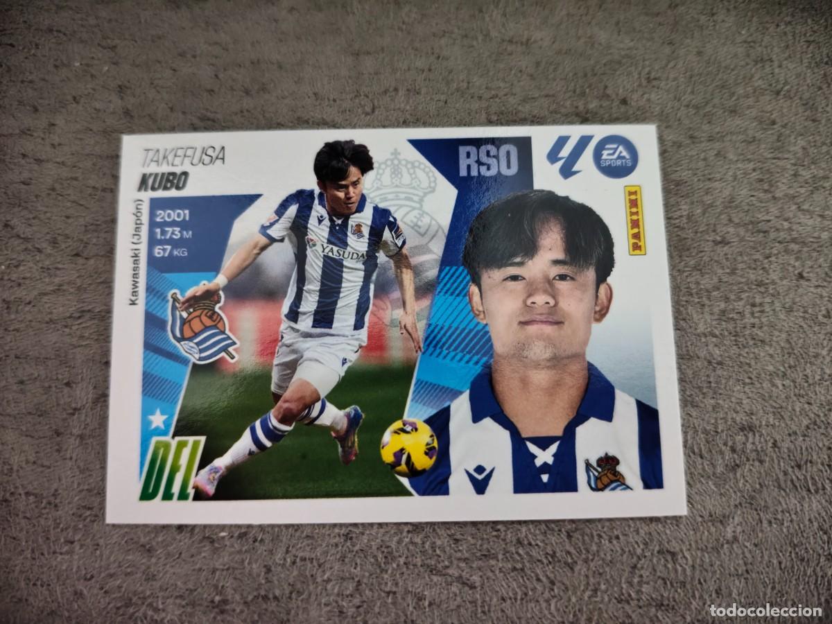 Cromos de f&uacute;tbol: Cromo 16 TAKEFUSA KUBO REAL SOCIEDAD. Colecci&oacute;n LALIGA F&uacute;tbol 2025-2026 PANINI Nuevo