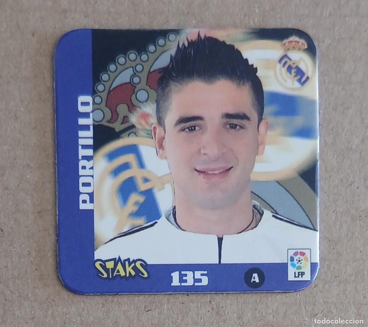 Cromos de f&uacute;tbol: STAK n&ordm; 135 PORTILLO REAL MADRID STAKS LIGA 2003-2004 DE PANINI.