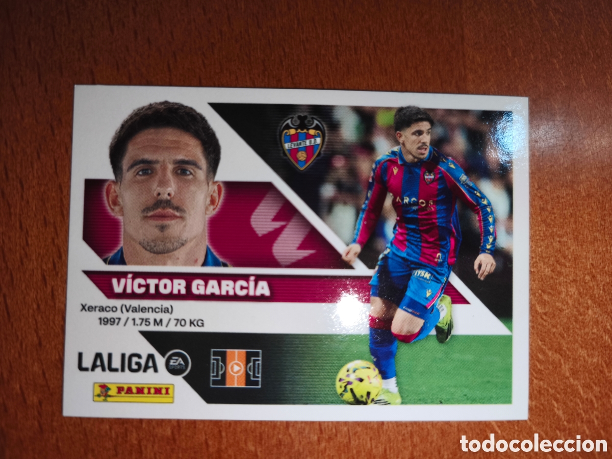 Cartes &agrave; collectionner de Football: V&iacute;ctor Garc&iacute;a n&deg;14A liga este 26/27 Levante
