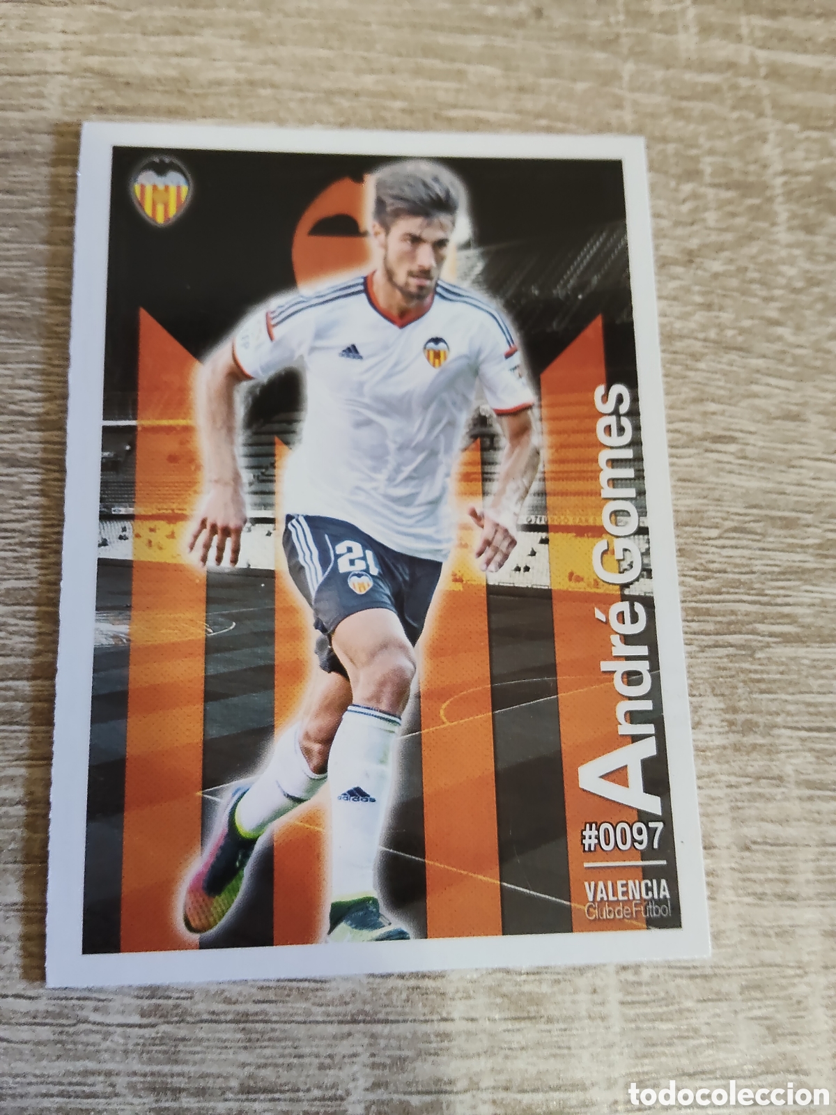 Cartes &agrave; collectionner de Football: Mundicromo las fichas de la liga 2016 97 Andr&eacute; Gomes Valencia