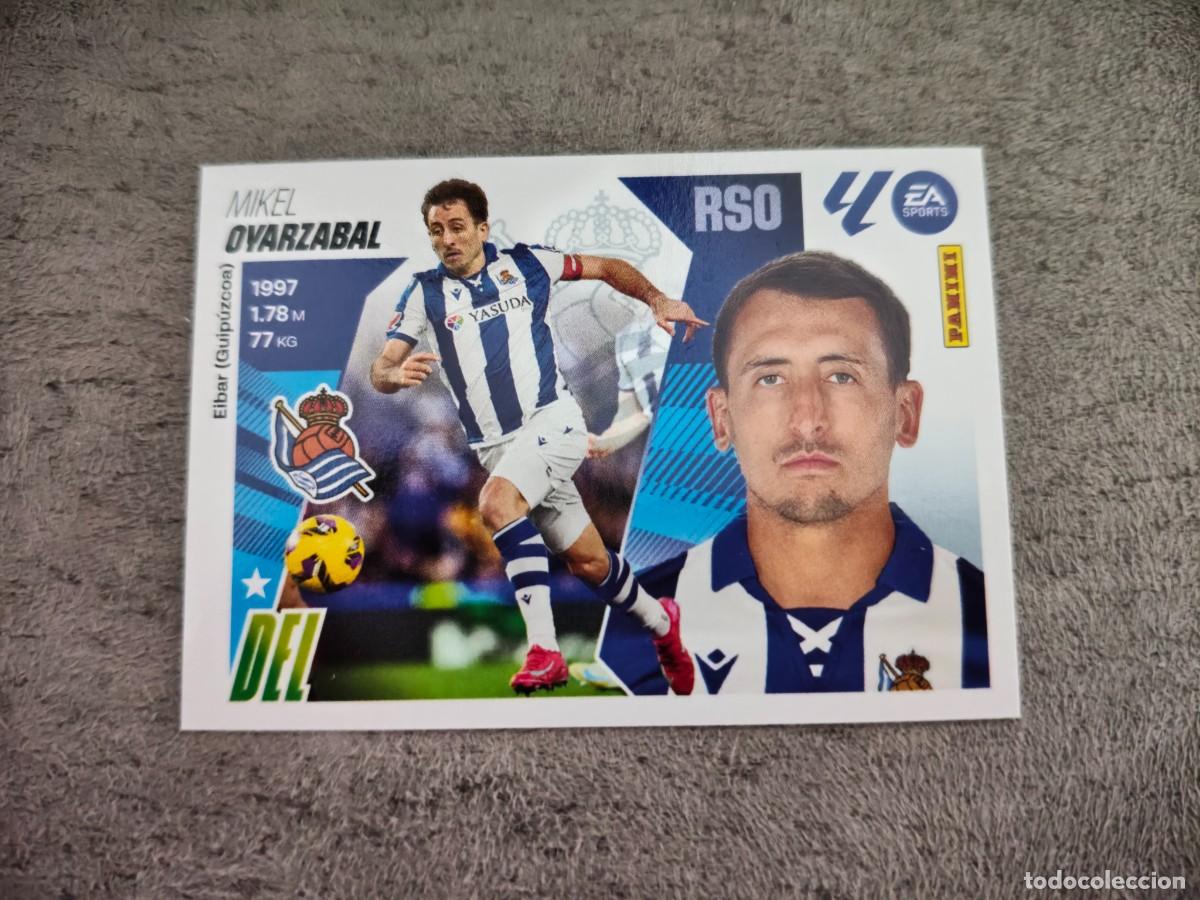 Cartes &agrave; collectionner de Football: Cromo 18 MIKEL OYARZABAL REAL SOCIEDAD. Colecci&oacute;n LALIGA F&uacute;tbol 2025-2026 PANINI Nuevo
