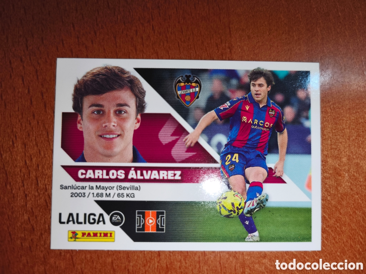 Cromos de Futebol: Carlos &Aacute;lvarez n&deg;15 liga este 26/27 Levante