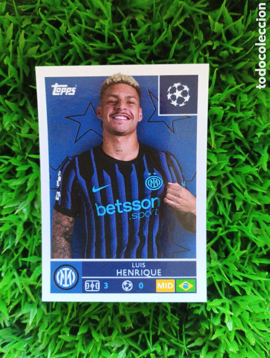Cromos de Futebol: Luis Henrique Inter De Milan Champions League 25-26 # 222 NUNCA PEGADO