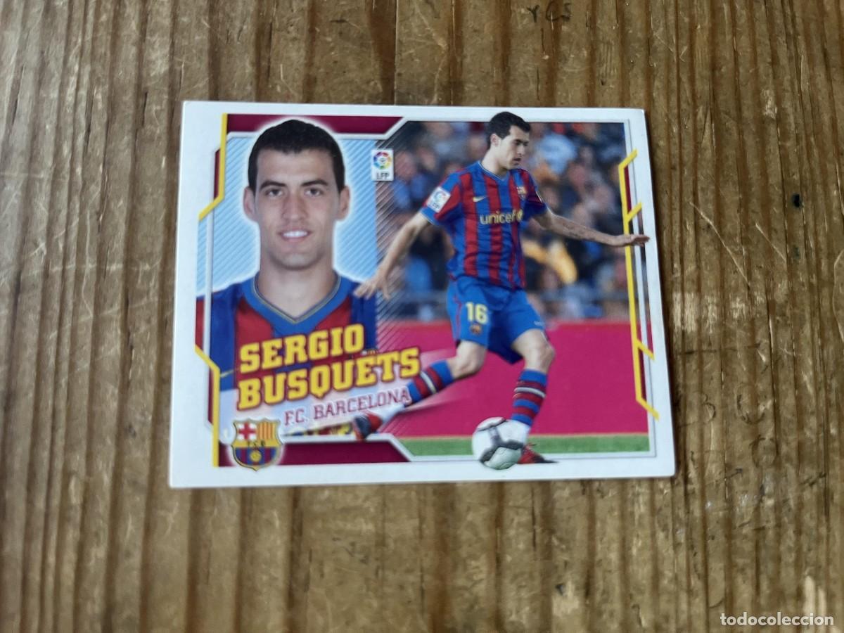 Cromos de Futebol: CROMO SIN PEGAR NUNCA PEGADO ALBUM LIGA ESTE 10 11 2010 2011 BARCELONA # 9A SERGI BUSQUETS