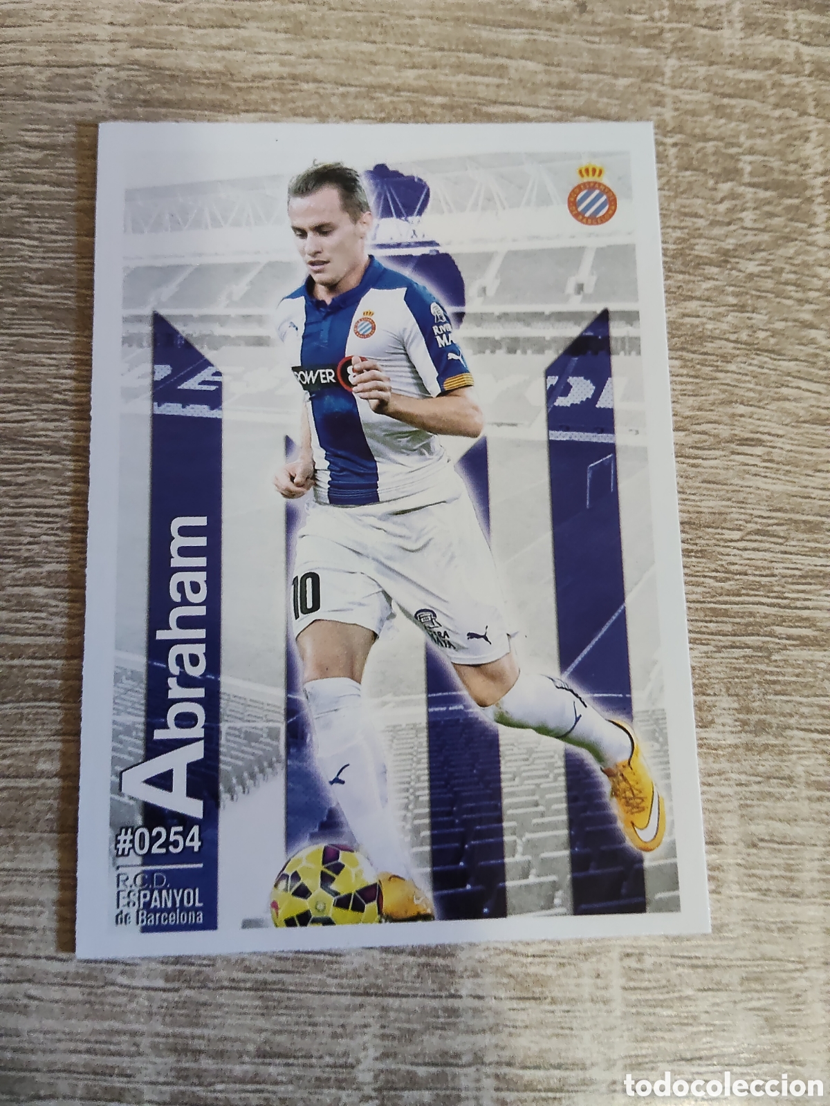 Cromos de Futebol: Mundicromo las fichas de la liga 2016 254 Abraham Espanyol