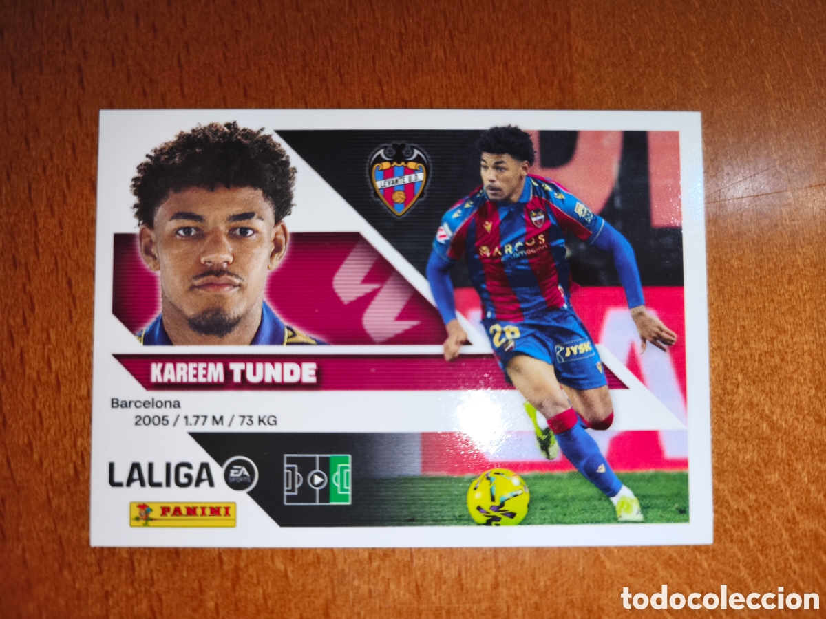 Cromos de Futebol: Tunde n&deg;16 liga este 26/27 Levante