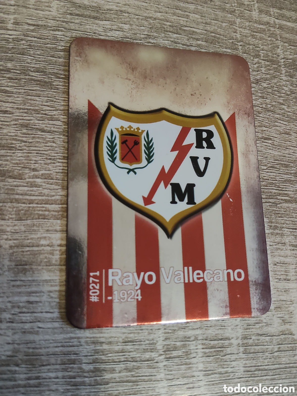 Cromos de Futebol: Mundicromo las fichas de la liga 2016 271 escudo Rayo Vallecano