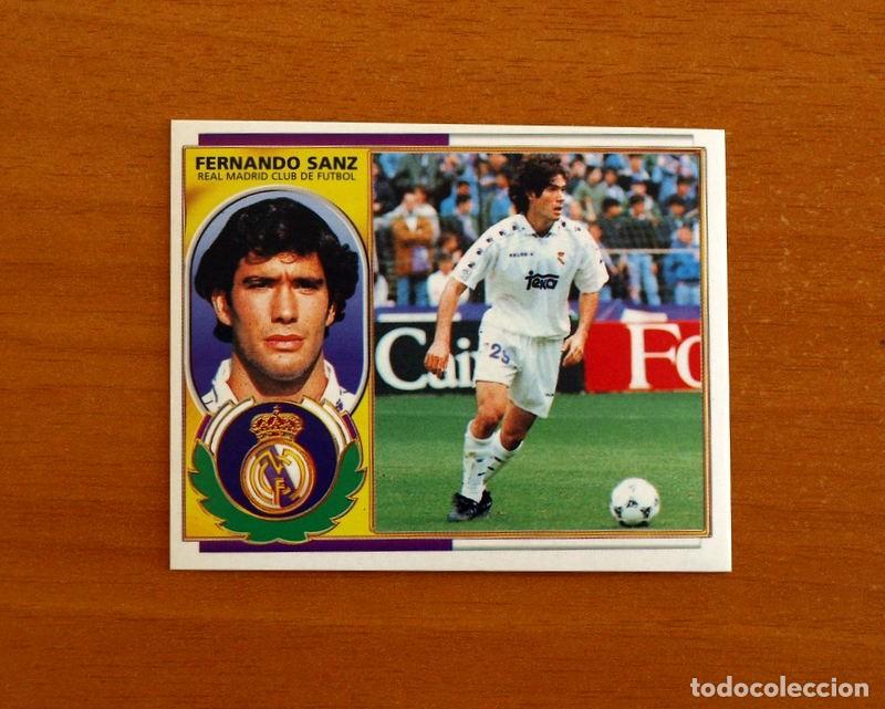 Cromos de Futebol: Real Madrid - Fernando Sanz - Ediciones Este Liga 1996-1997, 96-97 - Nunca Pegado