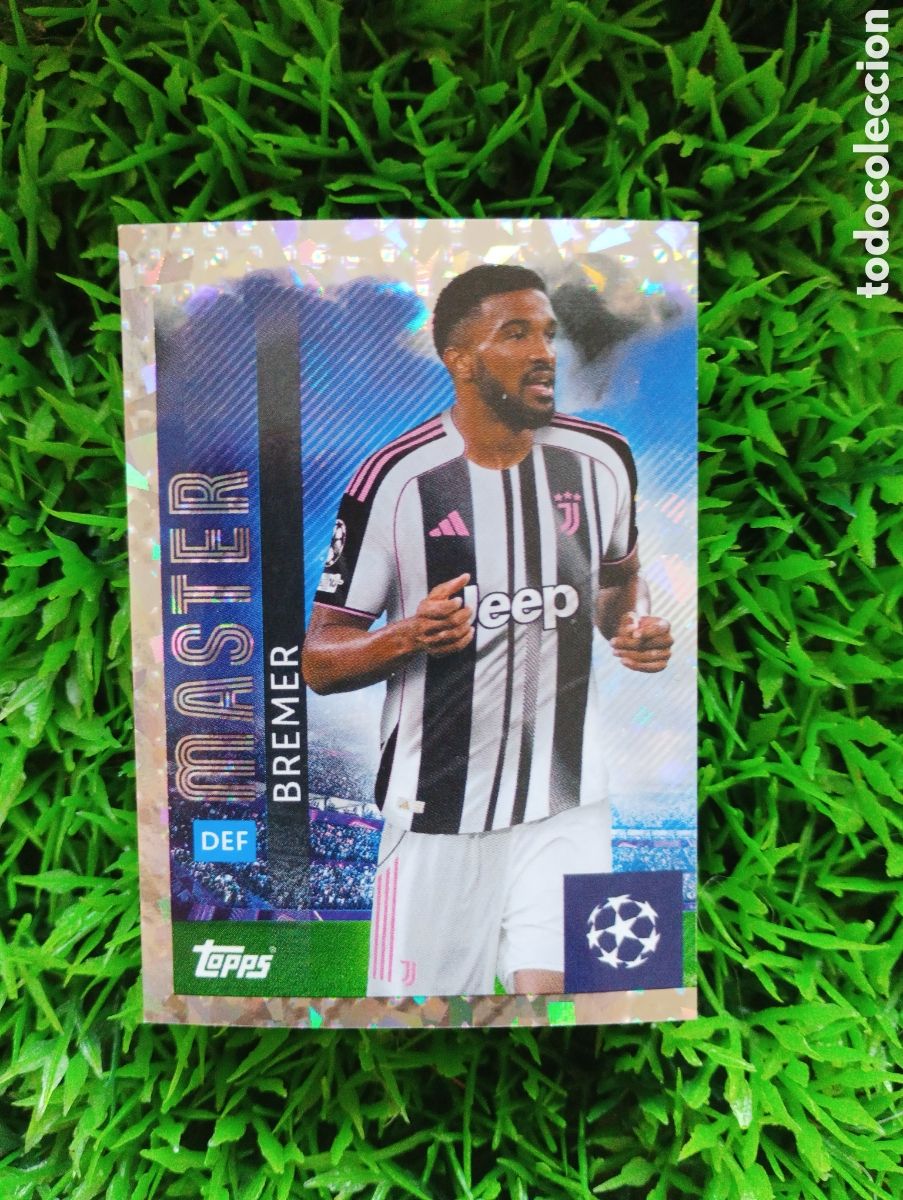Football Stickers: Bremer Juventus MASTER Champions League 25-26 # 244 NUNCA PEGADO