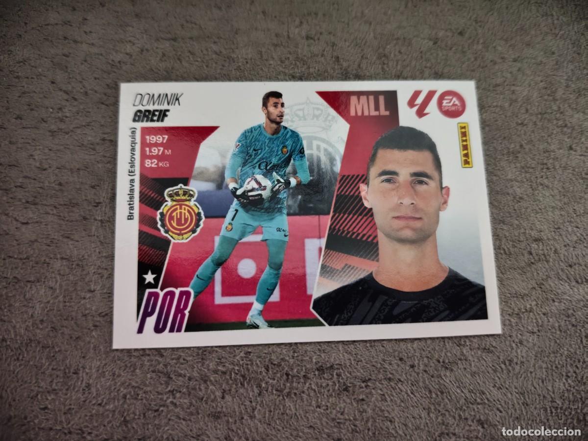 Fu&szlig;ball-Sticker: Cromo 3 DOMINIK GREIF RCD MALLORCA. Colecci&oacute;n LALIGA F&uacute;tbol 2025-2026 PANINI Nuevo