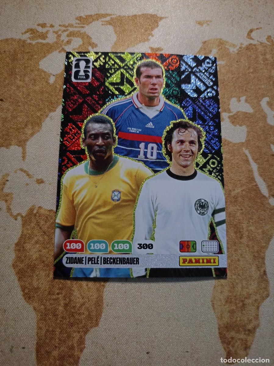 Fu&szlig;ball-Sticker: Momentum ZIDANE / PEL&Eacute; / BECKENBAUER Adrenalyn WORLD cup 2026