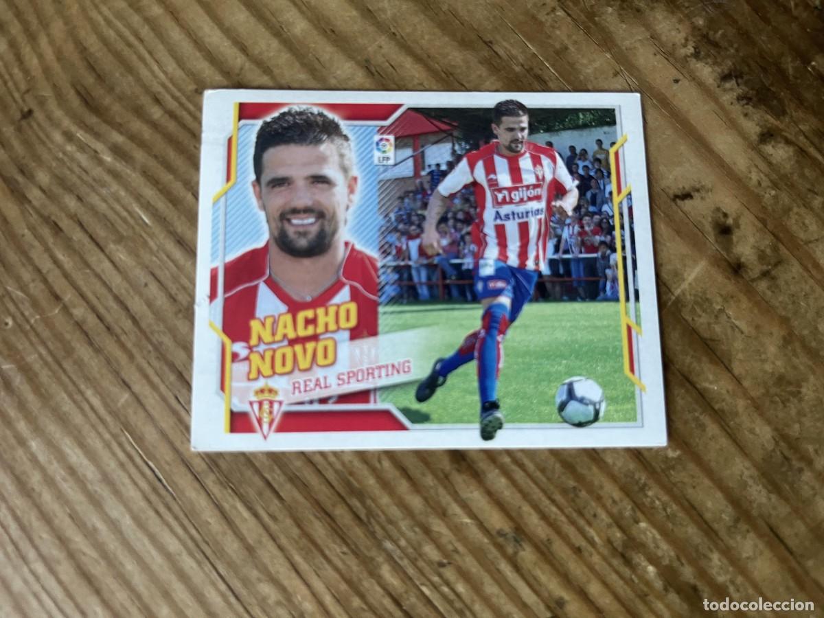 Cromos de f&uacute;tbol: CROMO SIN PEGAR NUNCA PEGADO ALBUM LIGA ESTE 10 11 2010 2011 FICHAJES # 3 NACHO NOVO SPORTING GIJON